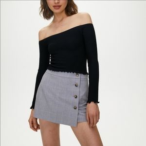 Sunday Best Aritzia off the shoulder top, size medium, black